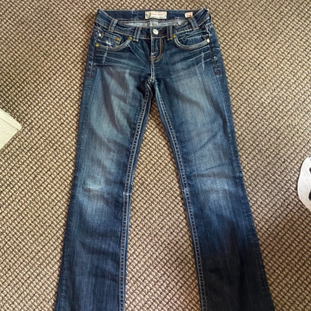 MEK JEANS SIZE 27 LONG BOOT CUT